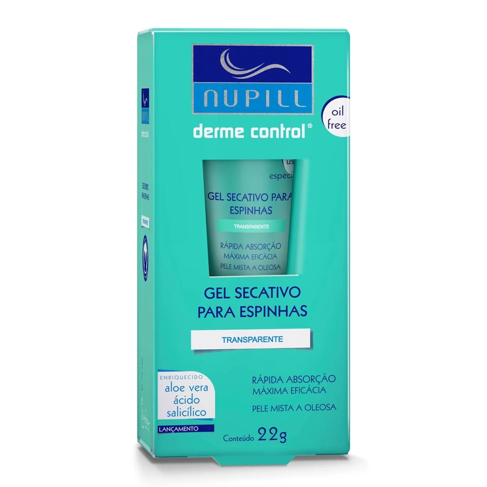 Nupill Derme Control Gel Secativo Para Espinhas