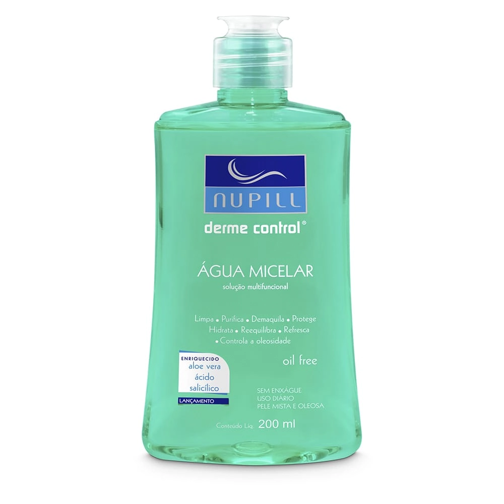 Nupill Derme Control Água Micelar Oil Free 200ml