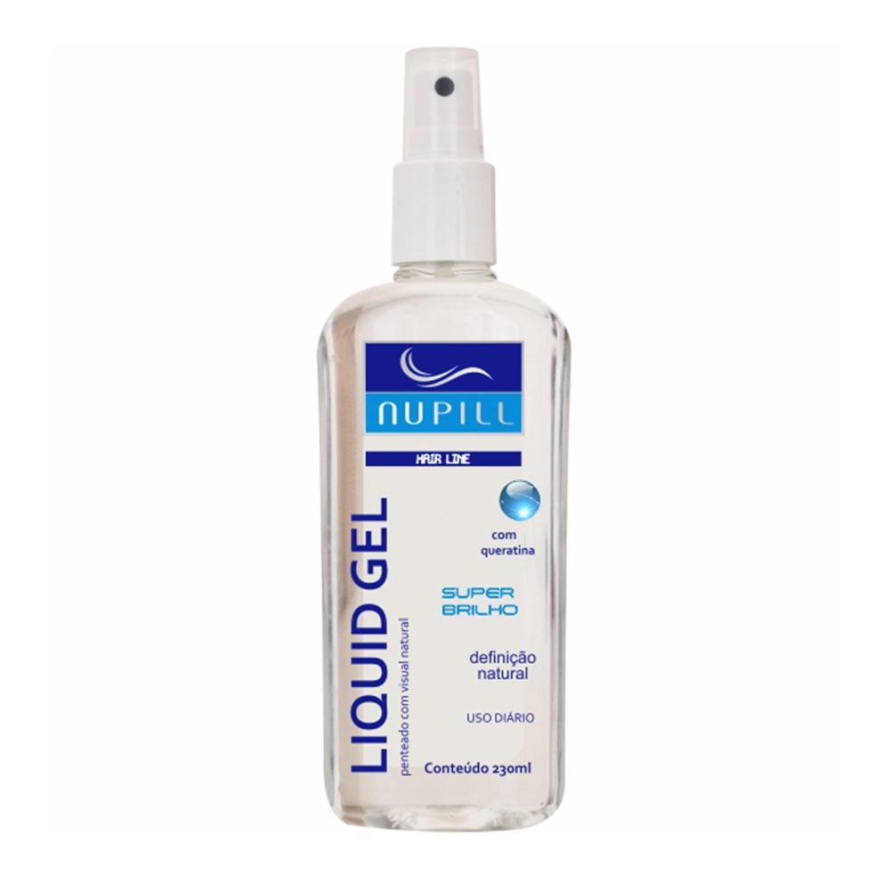 Gel Líquido Spray Nupill Super Brilho