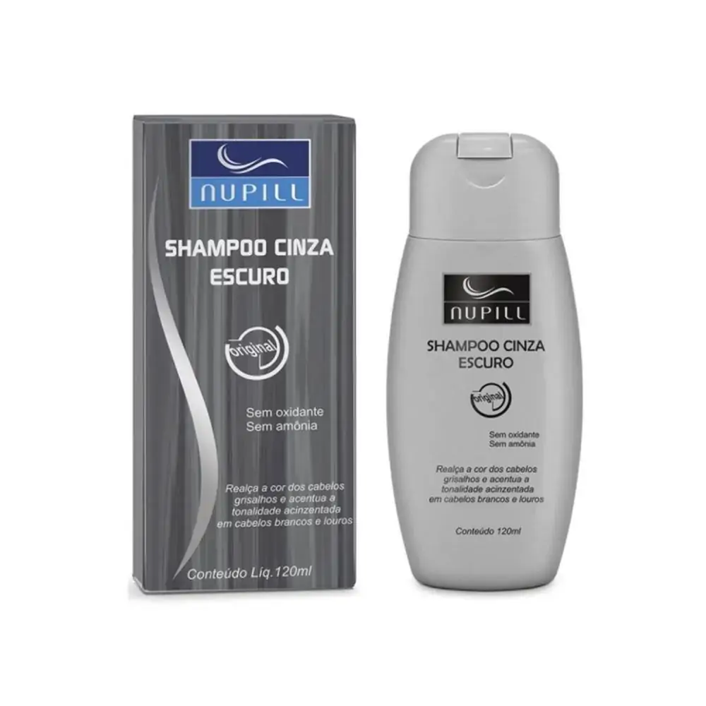 Shampoo Agima Cinza Escuro