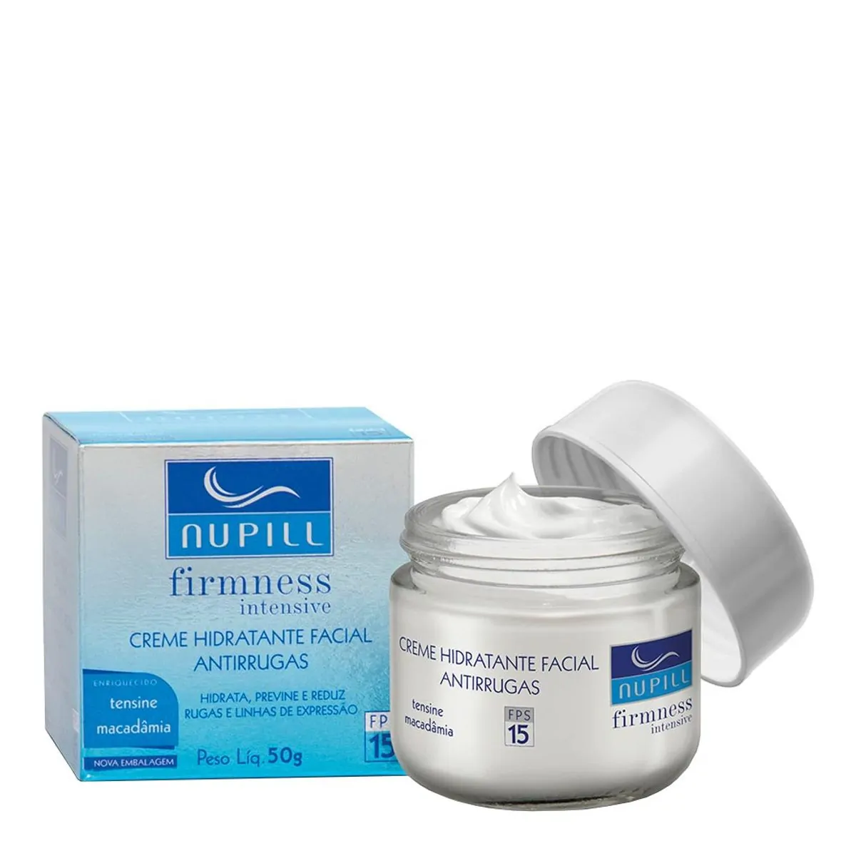 Creme Hidratante Facial Antirrugas Nupill Firmeness Intensive FPS15 50g