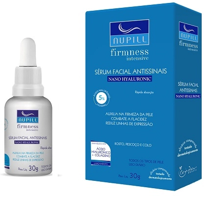 Serum Facial Nupill Antissinais Nano Hyaluronic Colageno 30g