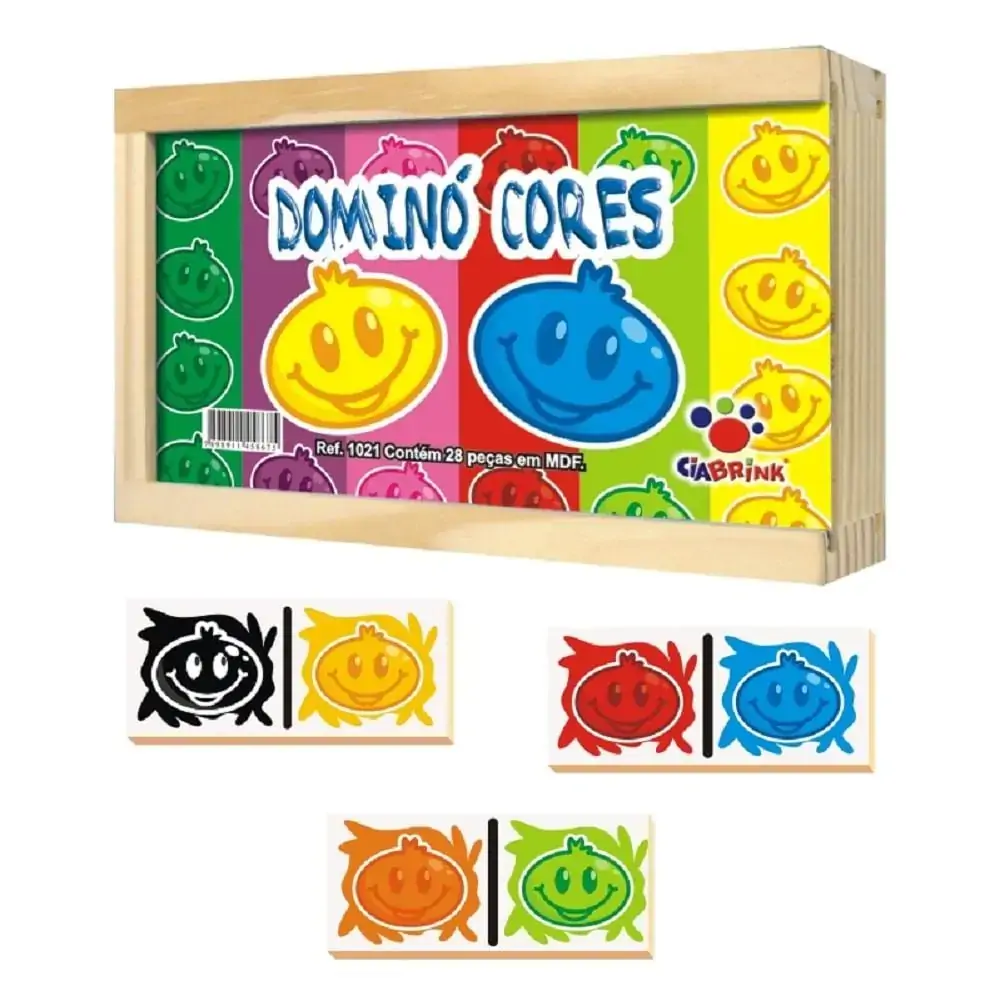 Domino Ciabrink Cores Mdf 28pcs Ref.1021 Un