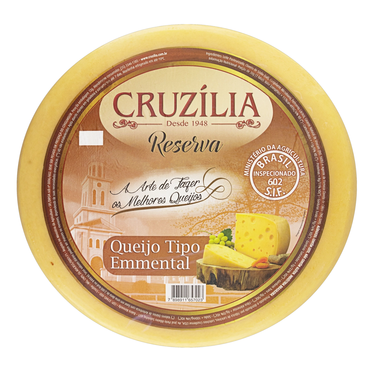 Queijo Emmental Cruzília