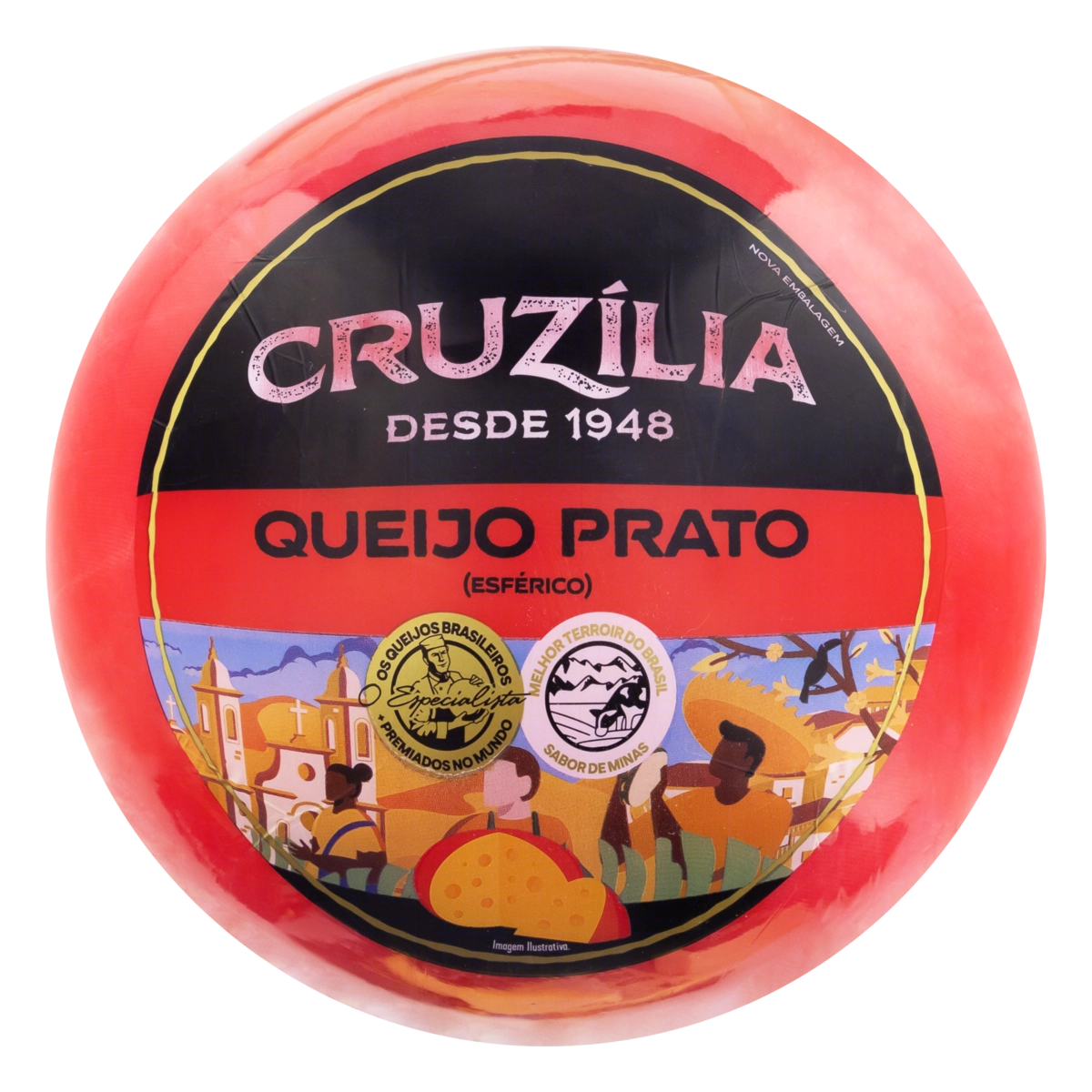 Queijo Prato Esférico Cruzília