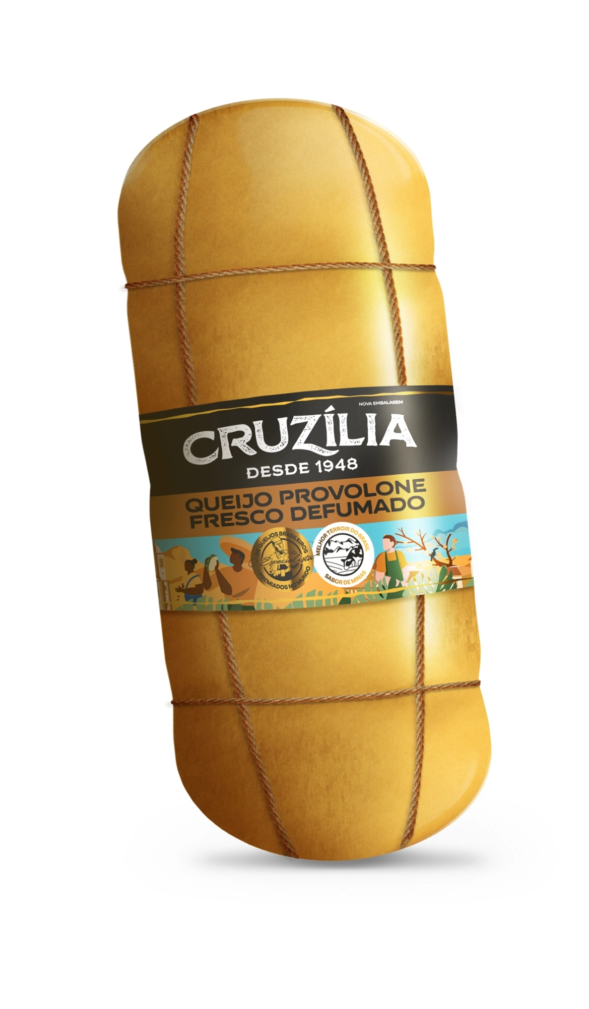 Queijo Provolone Defumado Cruzília