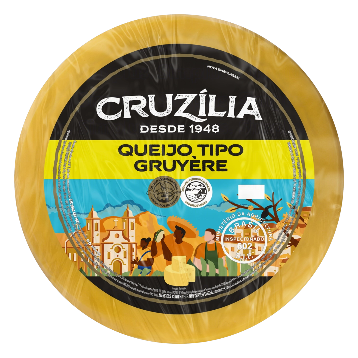 Queijo Gruyère Cruzília