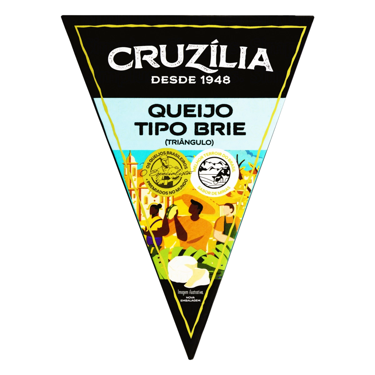 Queijo Brie Triângulo Cruzília