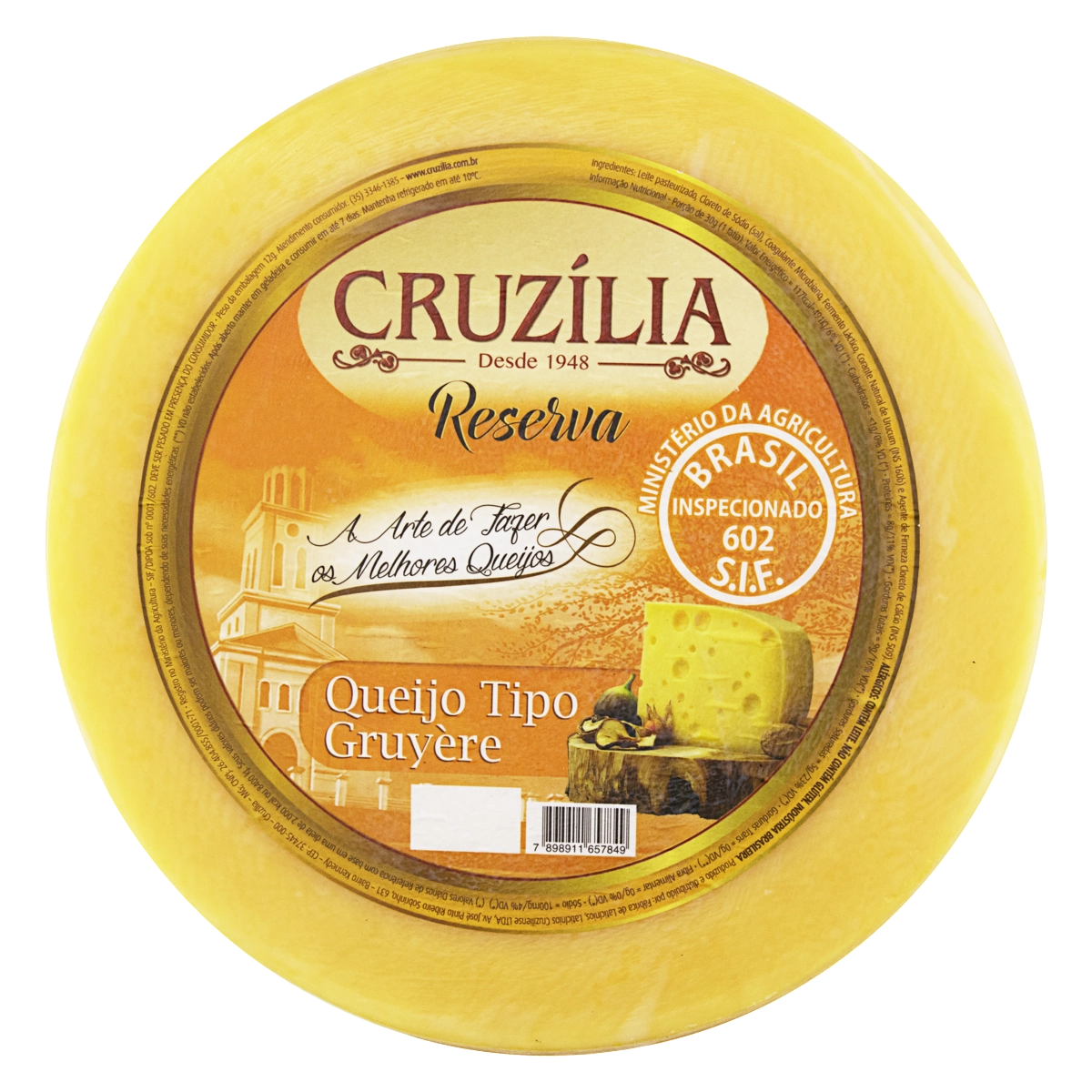Queijo Gruyère Cruzília