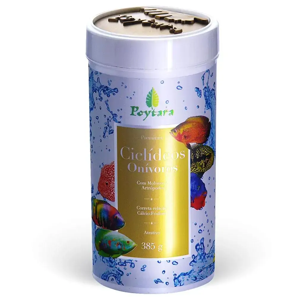 Al.peixe Poytara Ciclideo Onivoros 385g