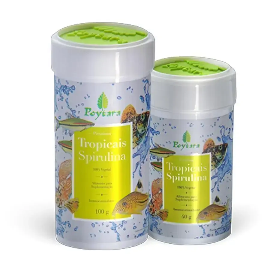 Ração Tropicais Spirulina Poytara 40 G