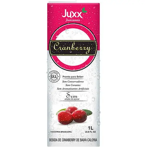 Bebida Cranberry Juxx Funcionais Caixa 1l