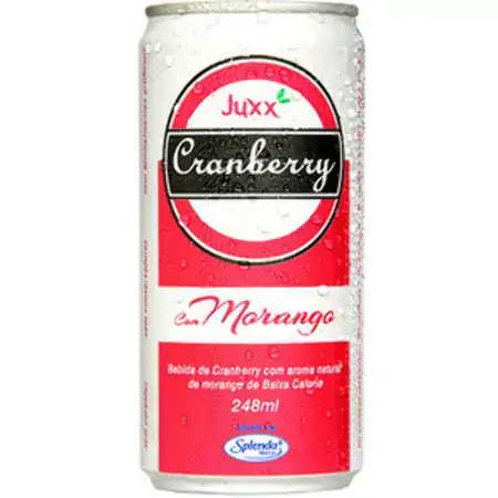 Juxx Cranberry Com Morango Lata