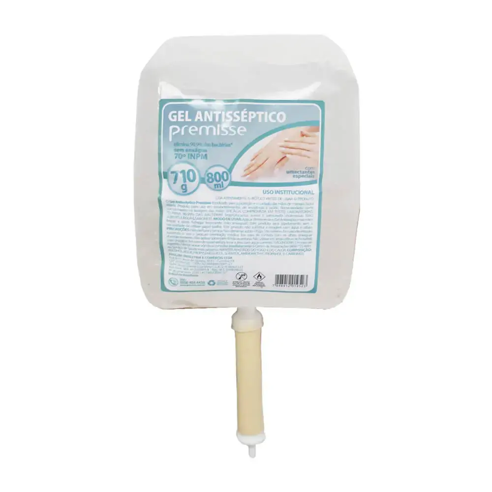 Cons Alcool Gel Antis.premisse 800ml