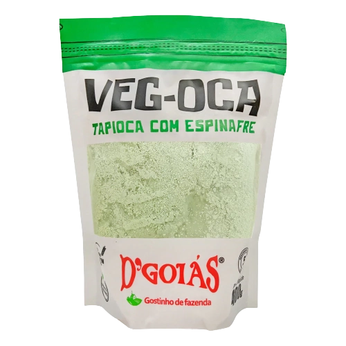 Massa Tapioca D.goias Veg Oca C/espinafre 400g