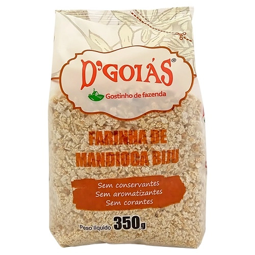 Farinha De Mandioca Biju Dgoiás Pacote 350g