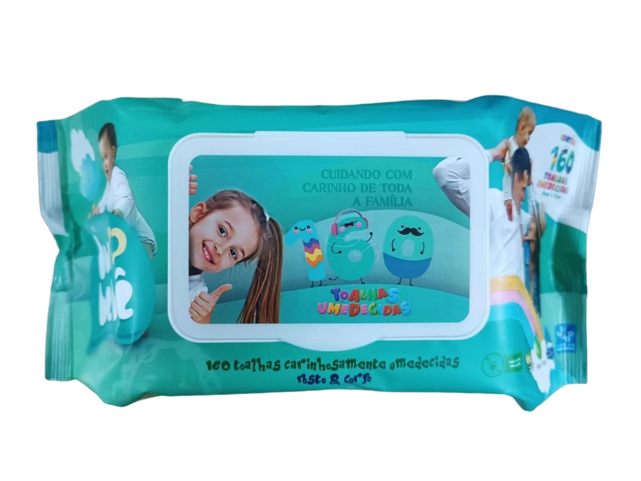 Toalha Umedecida Perf Familia 160un 600 Dubebe