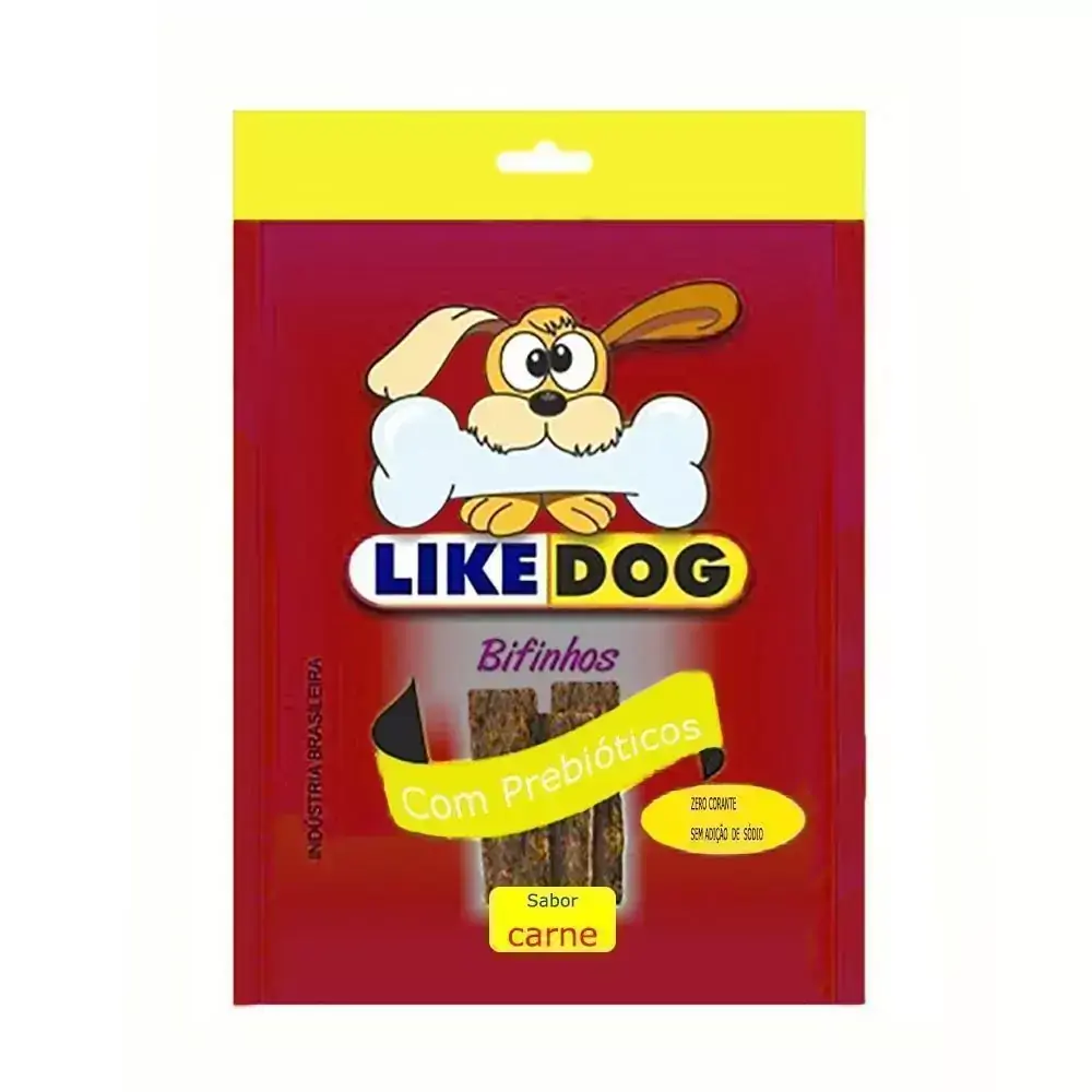 Petisco Bifinho Like Dog Carne 65g