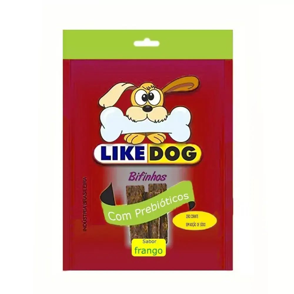 Petisco Bifinho Like Dog Frango 65g