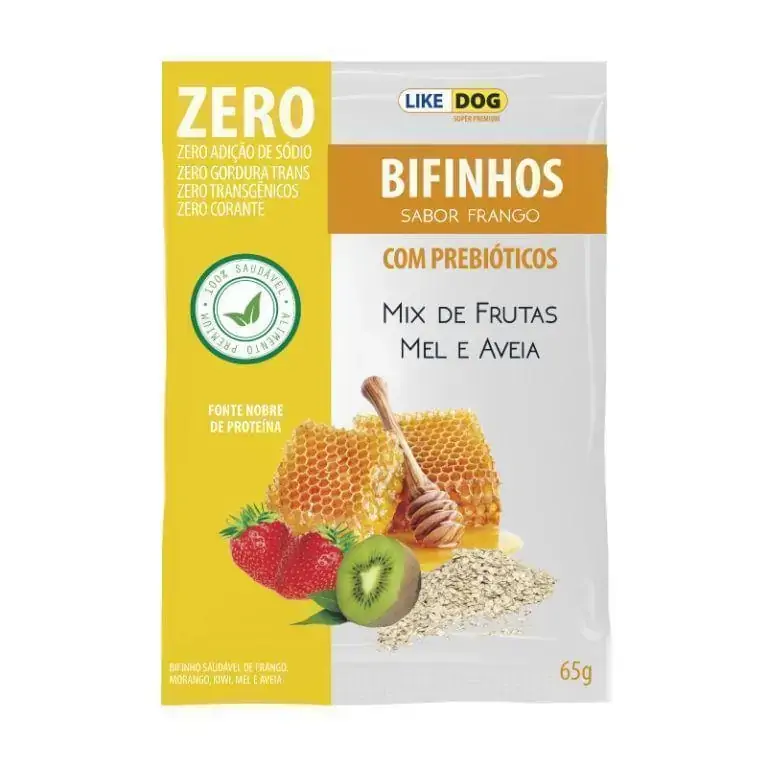 Petisco Like Dog Frango C Frutas 65g 65g