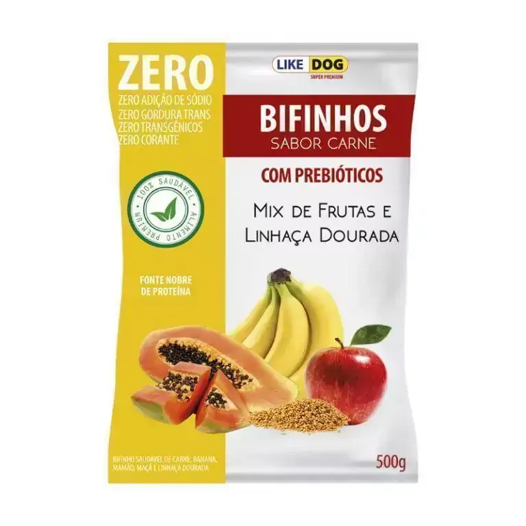 Bifinho para Cães Carne com Frutas Like Dog 500g