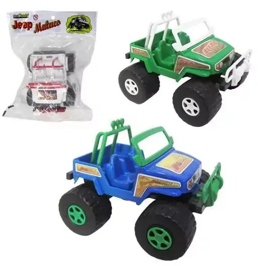 Carro Jeep Maluco Plástico 12 Cm Cores Sortidas - 128272
