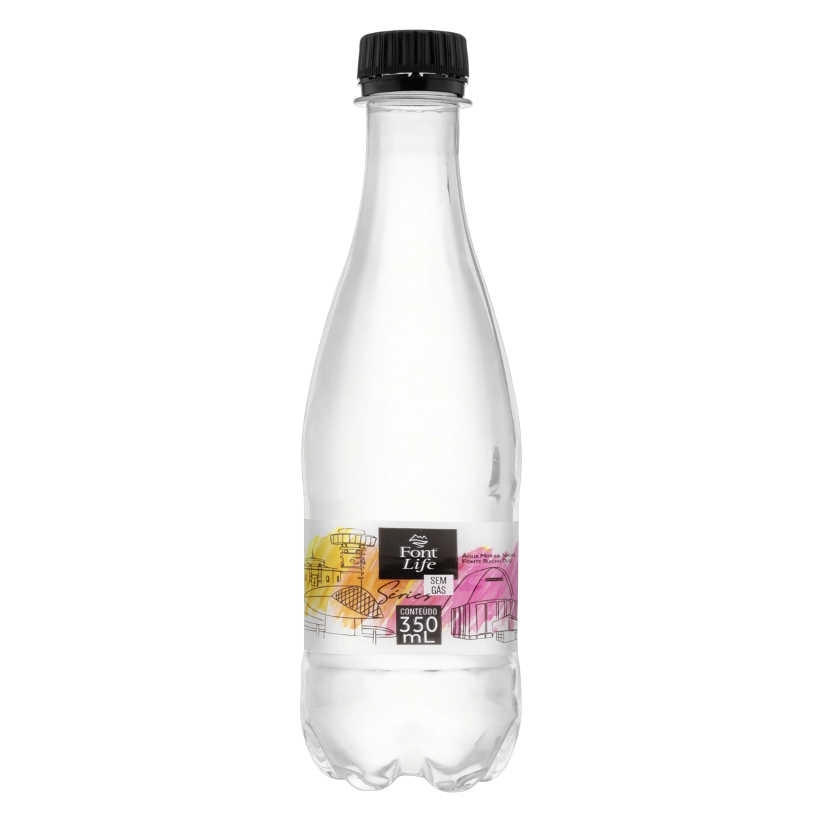 água Mineral Natural Sem Gás Font Life Series Garrafa 350ml