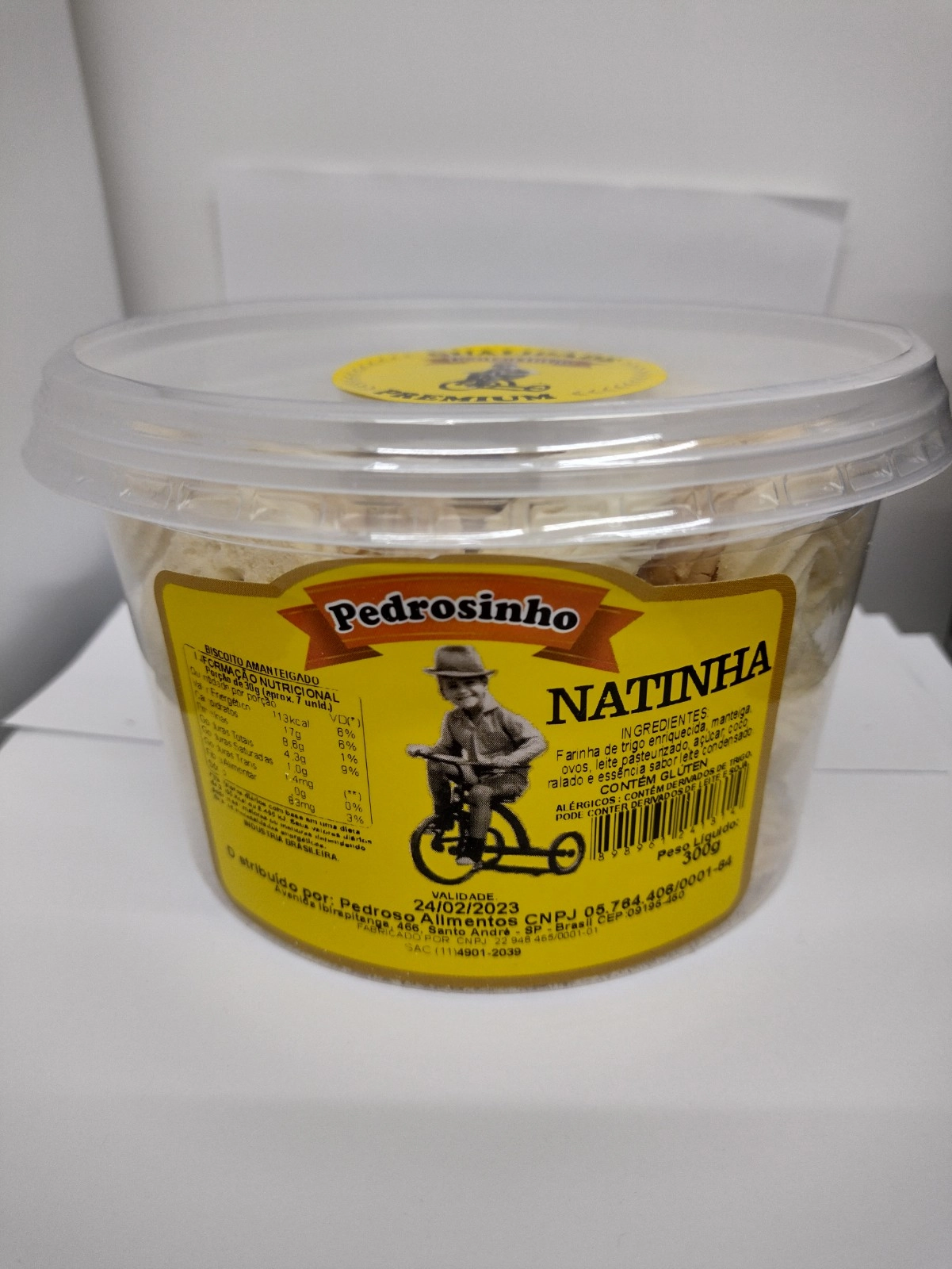 Bisc Amant Pedrosinho 300g Natinha