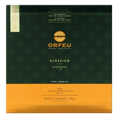 Café Orfeu Clássico em cápsulas 20 unidades Orfeu Cápsula Clássico - 20 Unid