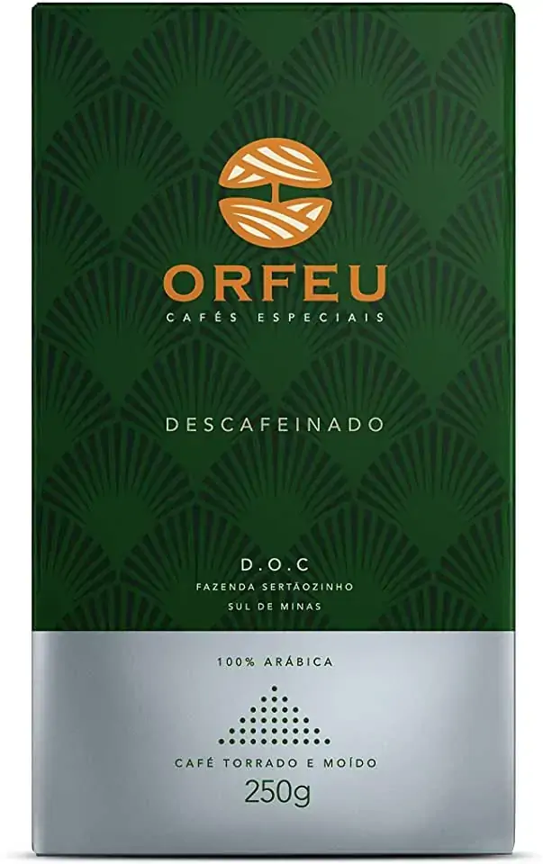 Café Torrado E Moído Descafeinado Orfeu Caixa 250g
