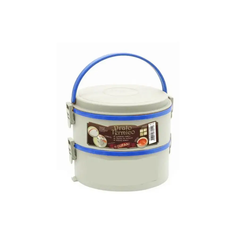 Conjunto Prato Termico C/02 Pc E Tampa Gufani