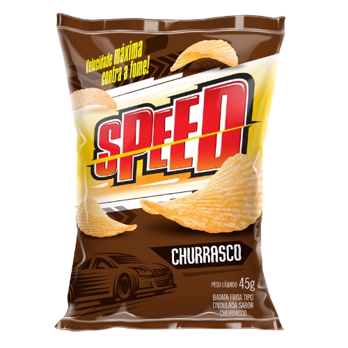Batata Chips Speed Churrasco 45g