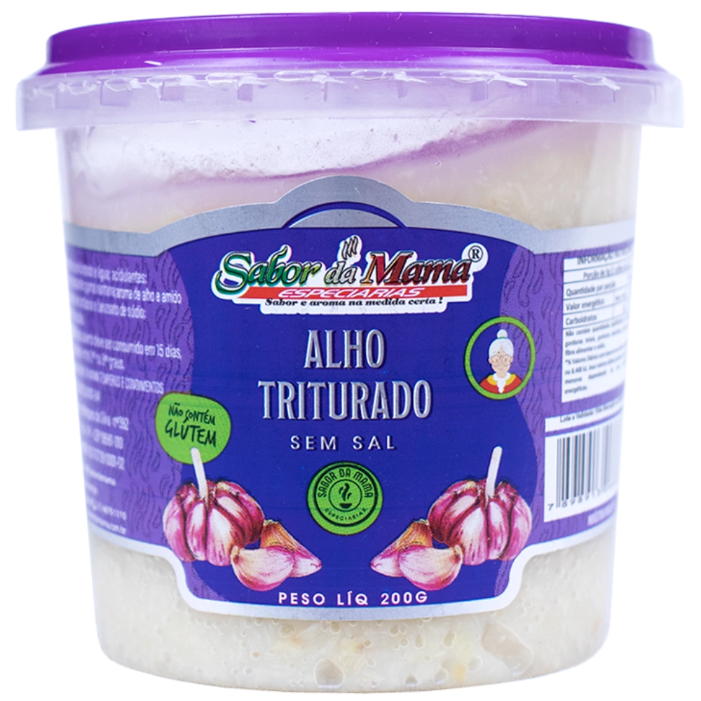 Alho Triturado Sabor Mama 200g
