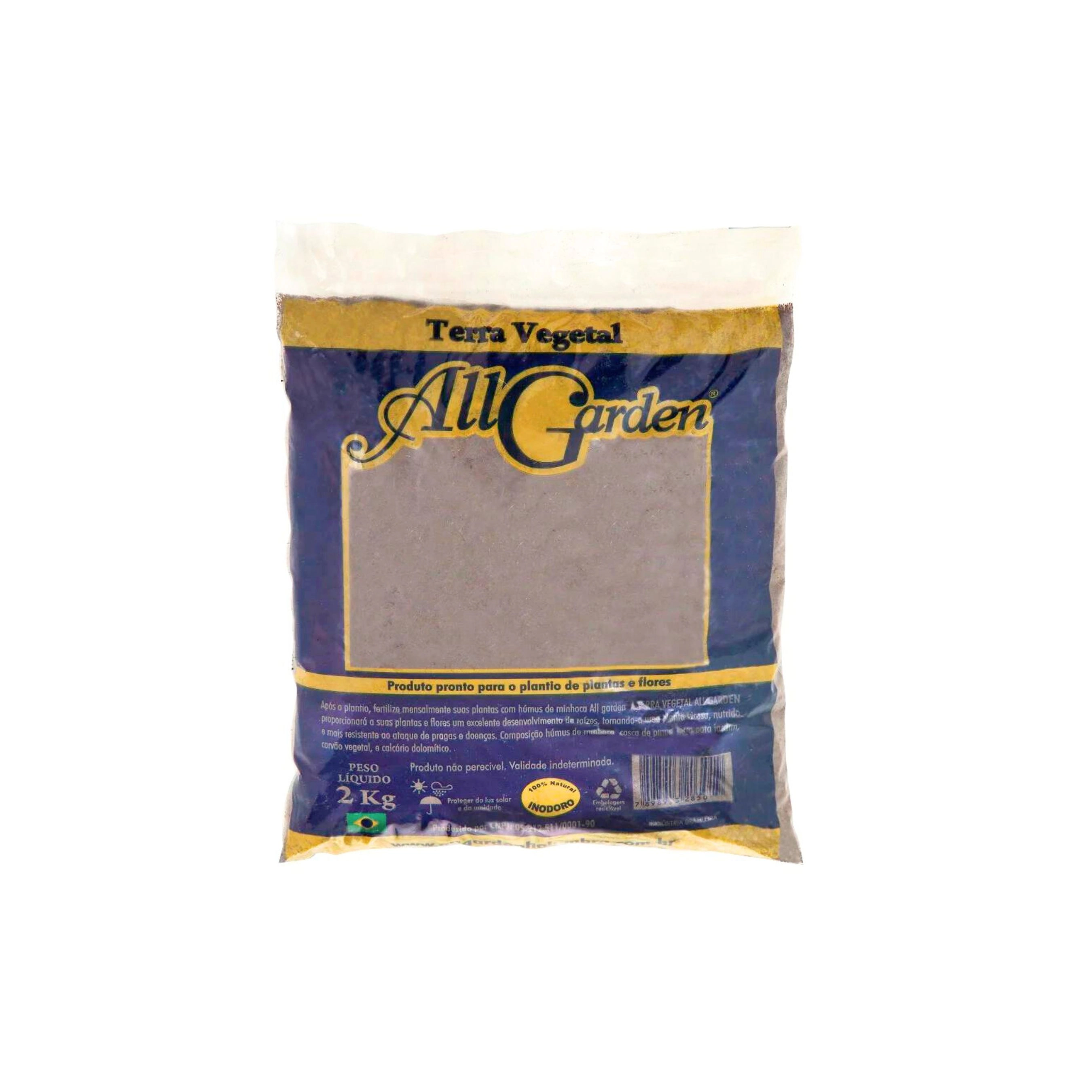 Terra Vegetal 2000gr Voltan Flores Unidade