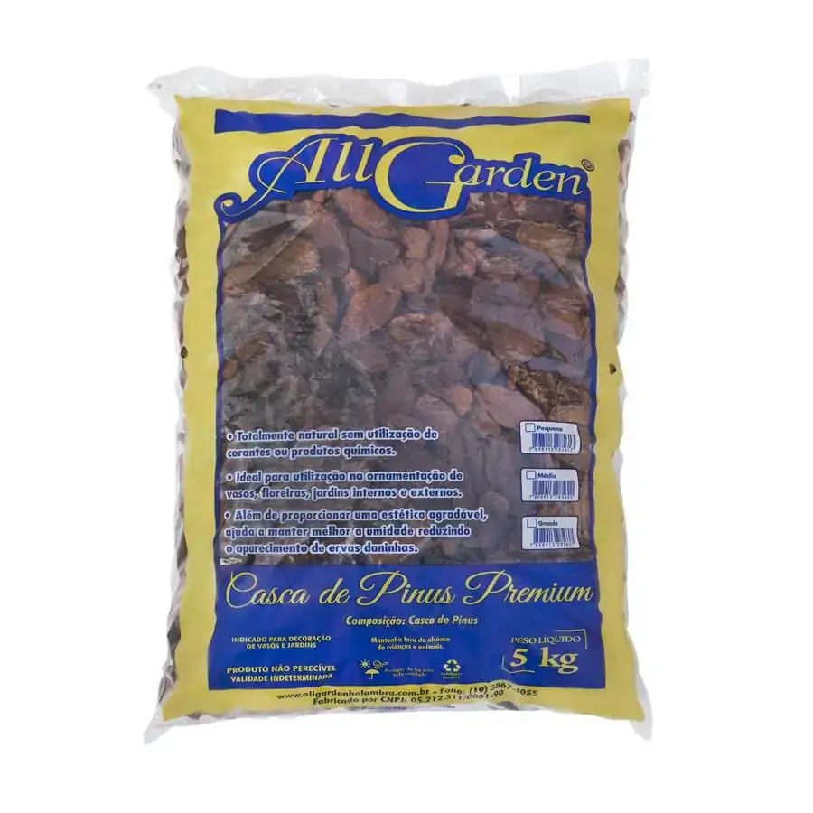 Casca De Pinus Premium 5kg