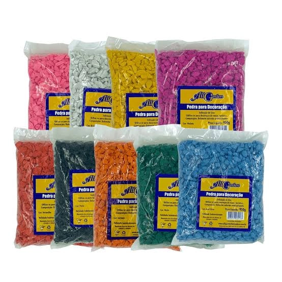 Pedras P/decoracao 950g Cores