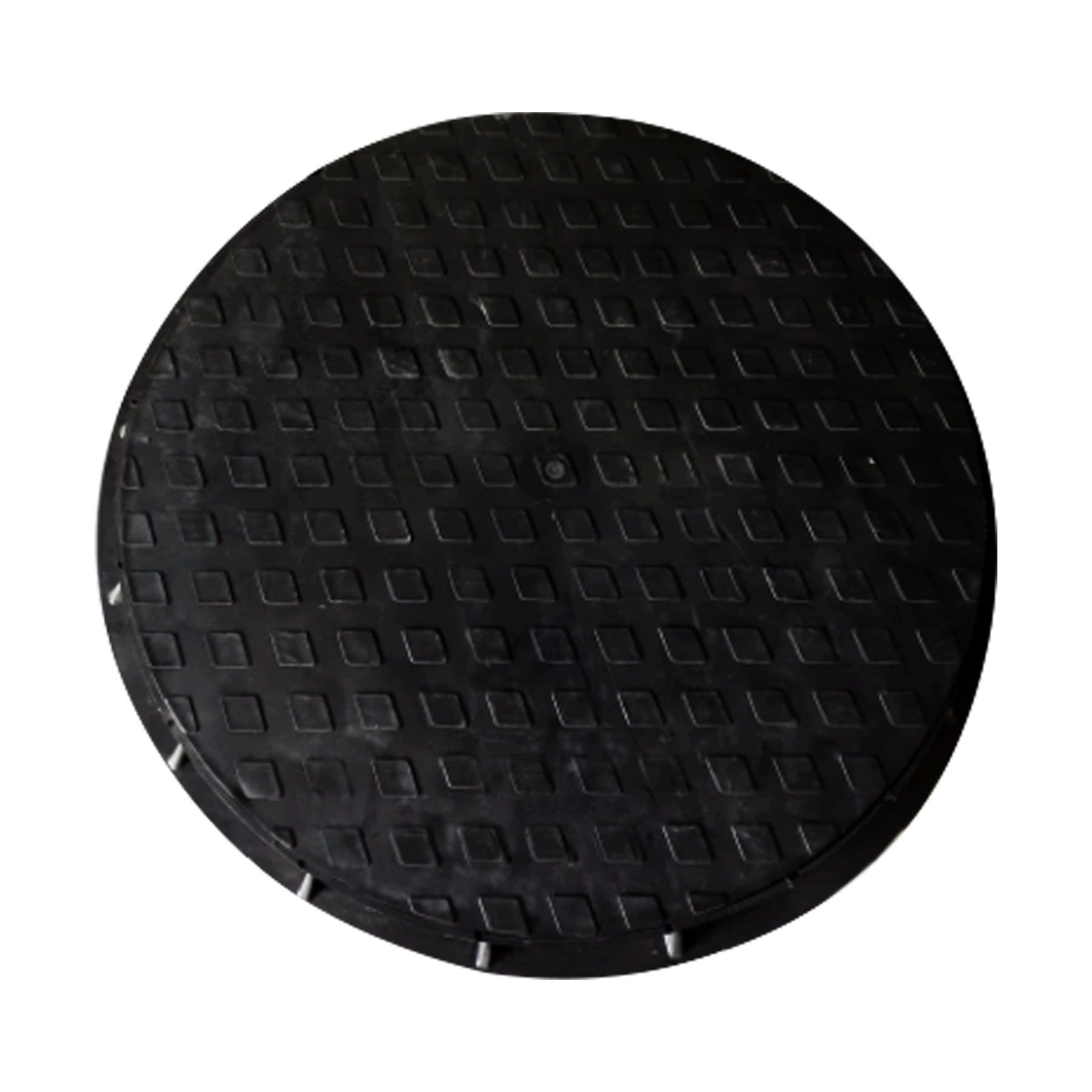 Tampão Redondo Polipropileno 68x68cm Preto Odem