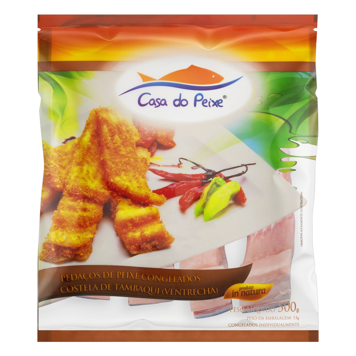 Costela De Tambaqui Congelada Casa Do Peixe Pacote 500g
