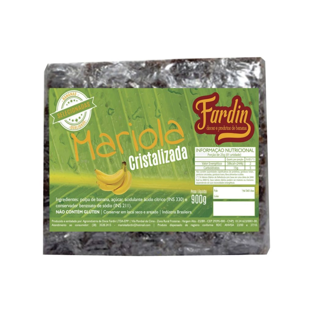 Mariola Fardin Cristalizada 900g Un