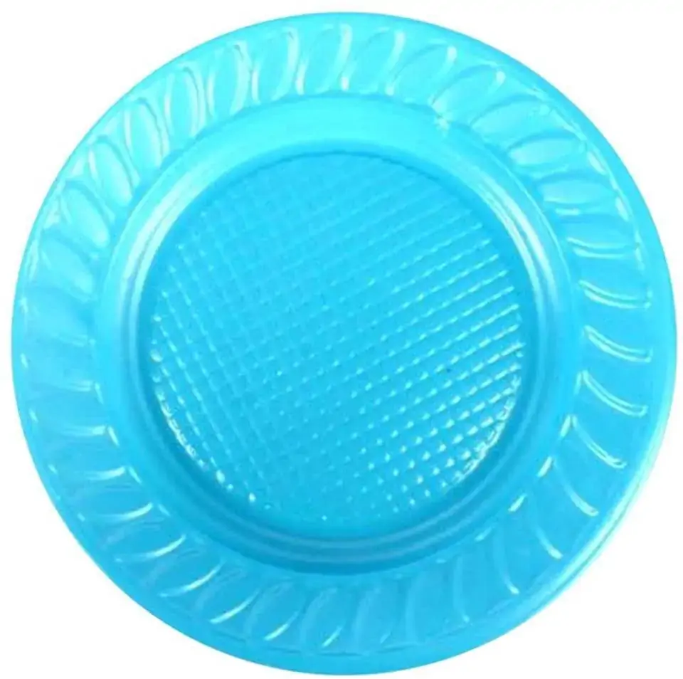 Prato Azul Claro 15cm 10uni Lourifestas