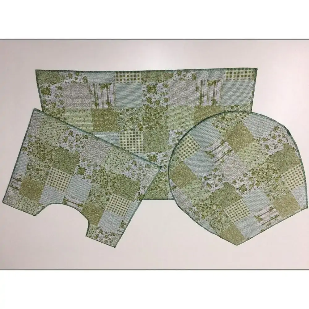 Jg Tapete Banheiro Embor Riber 3pcs