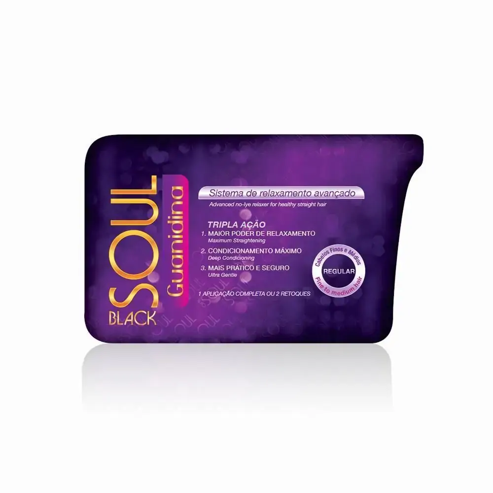 Kit Relax Guanidina 350g Soul Black Regular