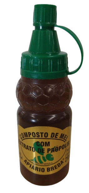 Mel Composto C/ Propolis 210g Apiario Breda Alimentos