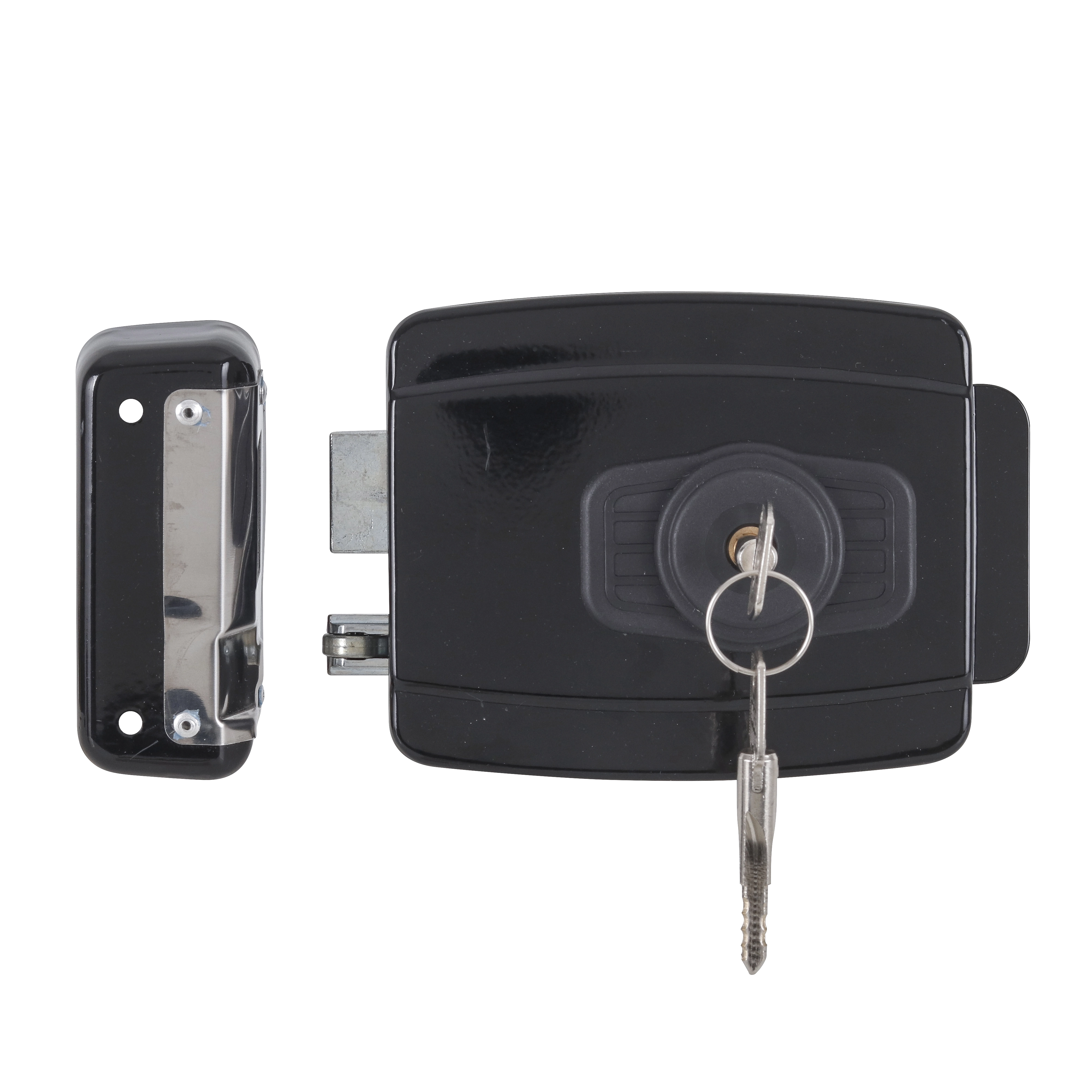 Fechadura Elétrica Reversível LR100 Tetra 12V Preto AGL