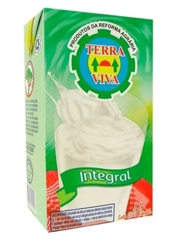 Leite Uht Terra Viva Integral 1lt