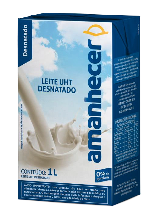 Leite L/vida Amanhecer 1l Desnatado
