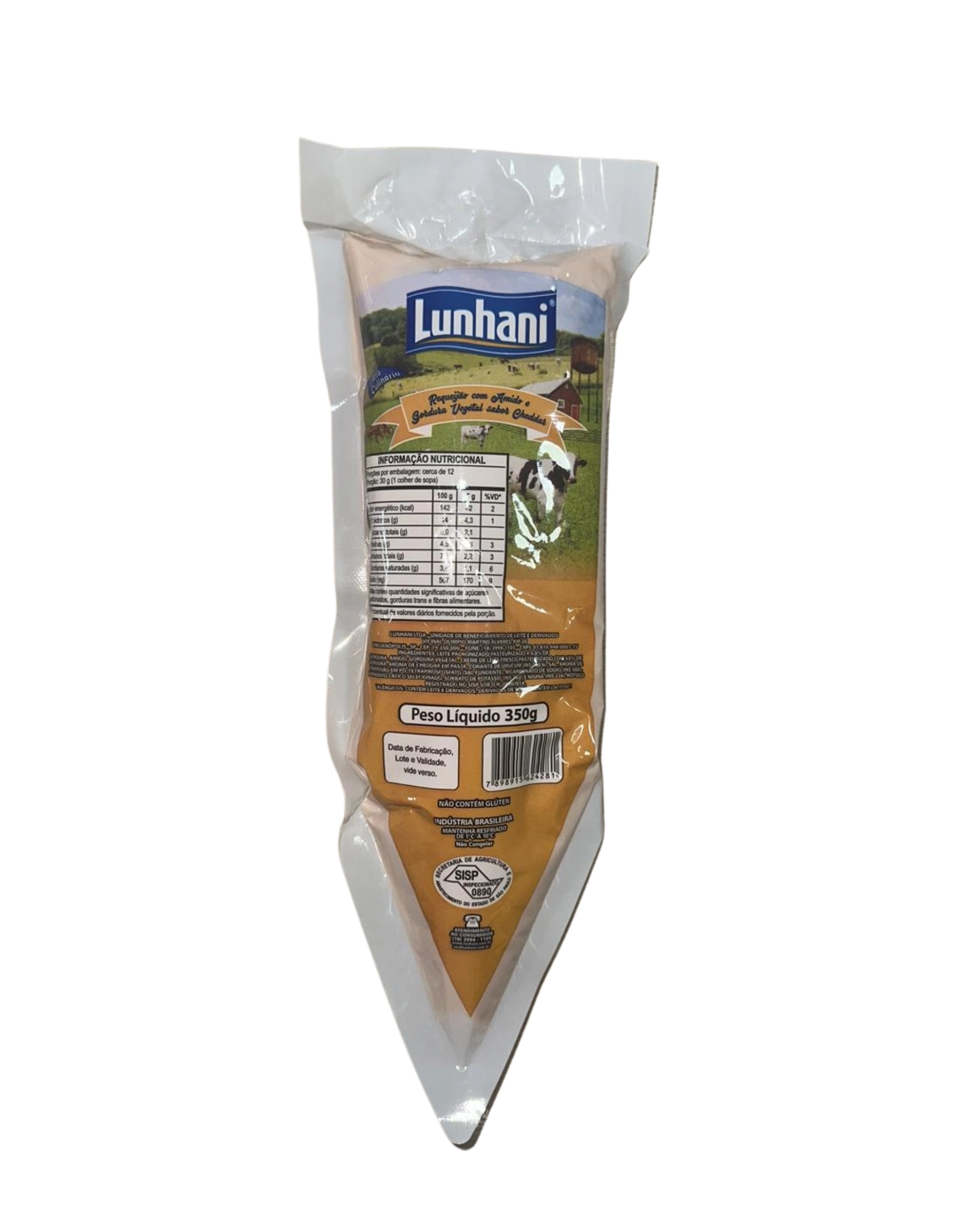 Requeijao Lunhani Cheddar Bisnaga 3