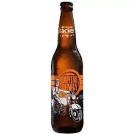 Backer Capitão Senra Amber Lager Garrafa 1 Unidade