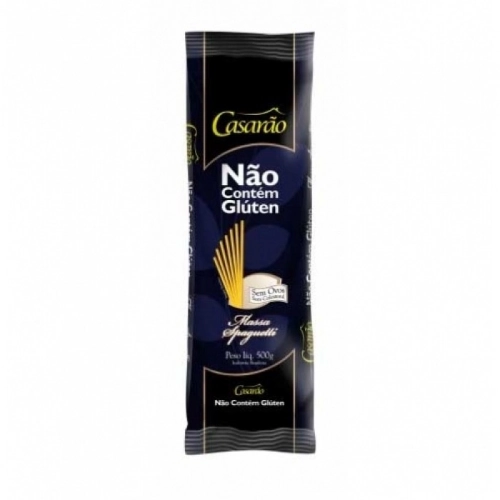 Macarrão Spaghetti Premium Sem Glúten Casarão 500g