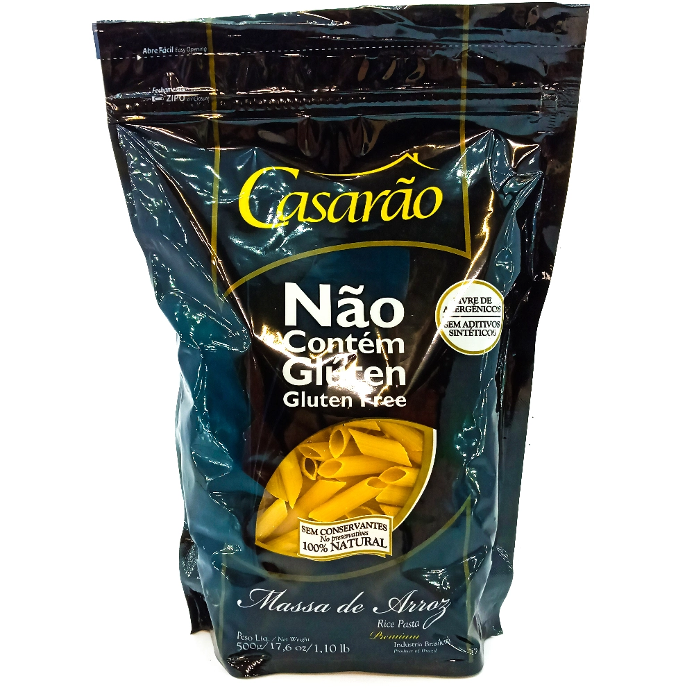 Macarrão Penne Premium Sem Glúten Casarão 500g